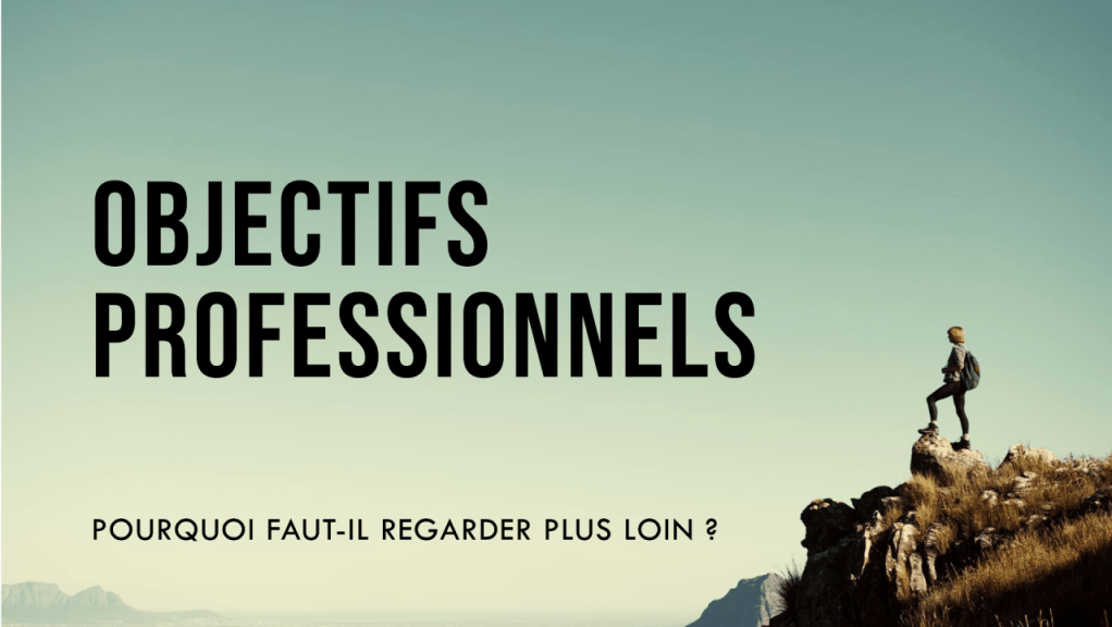 Objectifs professionnels : regarder plus loin&nbsp;!